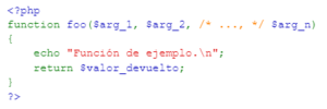 funciones php
