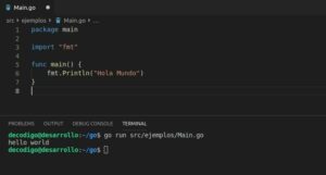 lenguaje go codigo
